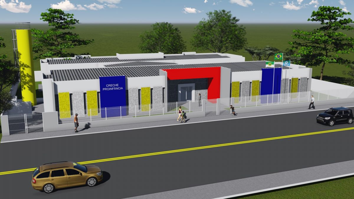 Creches FNDE em Steel Frame